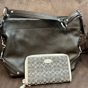Coach leather purse
